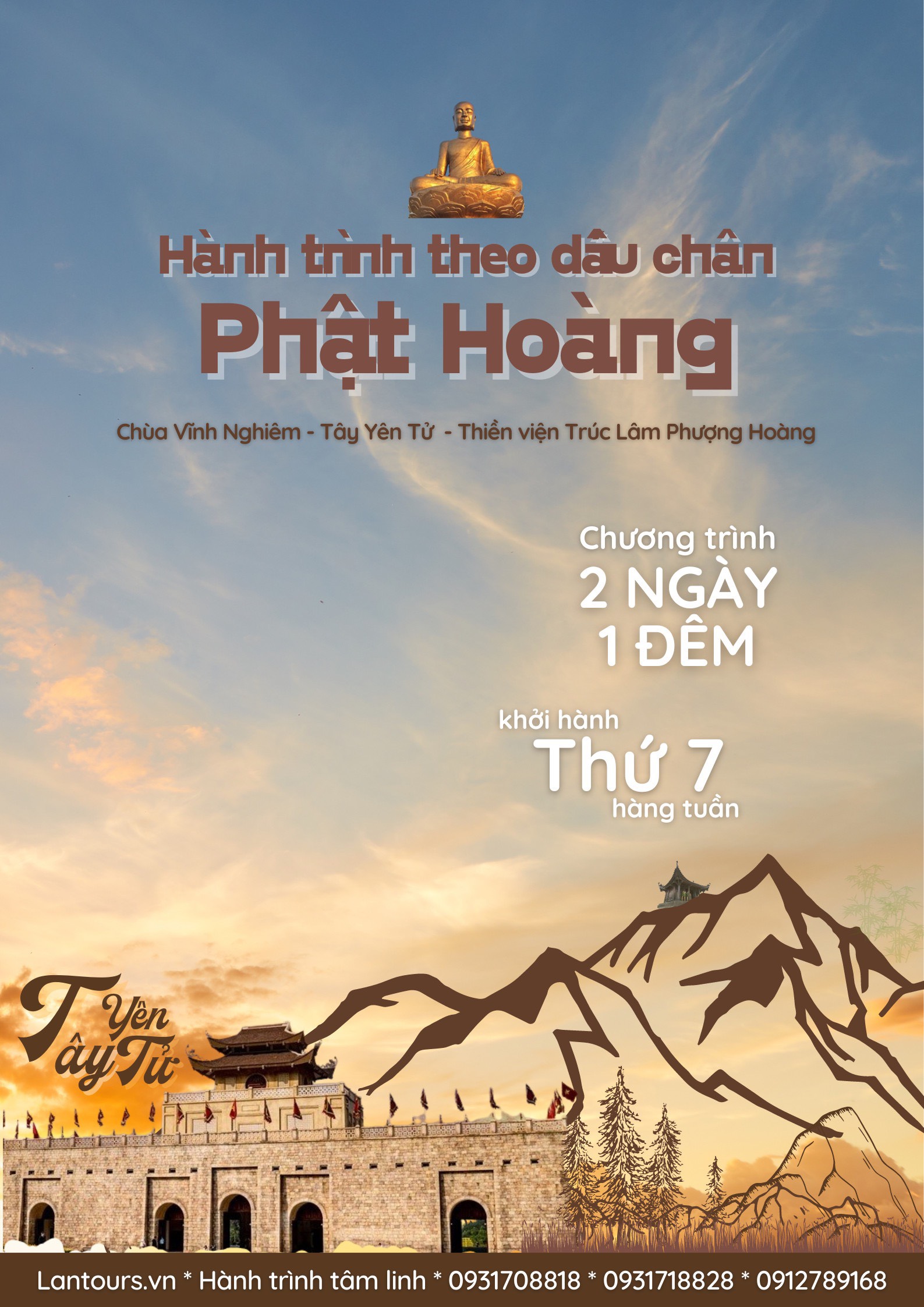 Khai thác phát triển tour du lịch “ Hành trình theo dấu chân phật Hoàng”