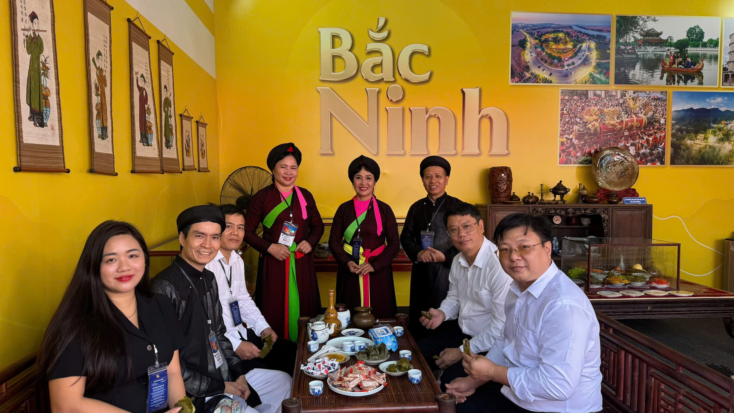 Bắc Ninh- Tham gia trưng bày “Chuyến tàu ẩm thực xanh”