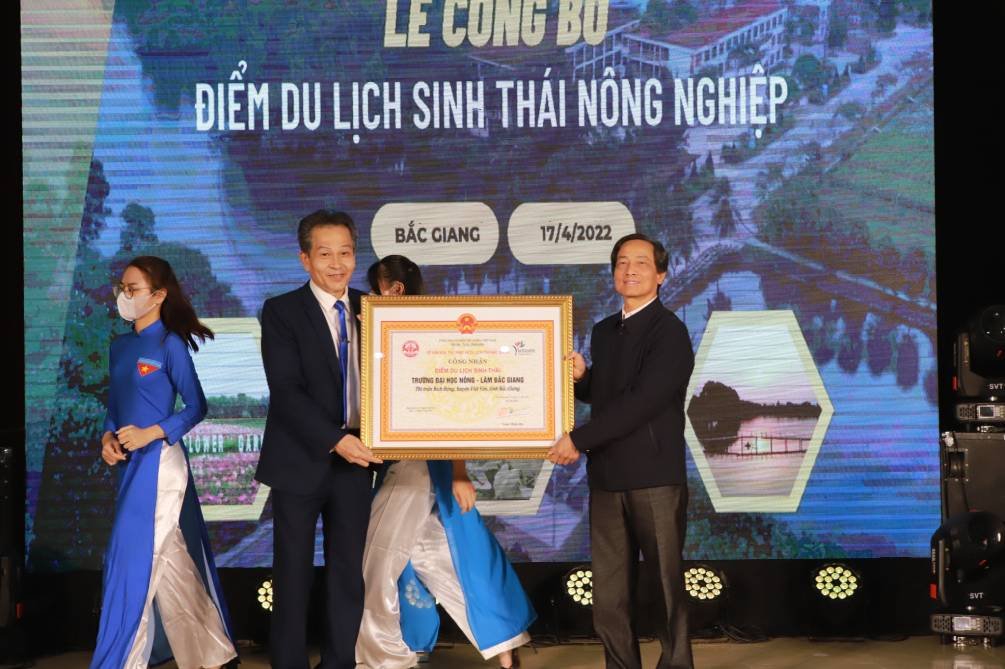 Khai mạc điểm du lịch sinh thái Trường Đại học Nông – Lâm Bắc Giang