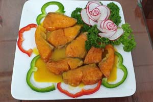 Cá hồi sốt chanh dây