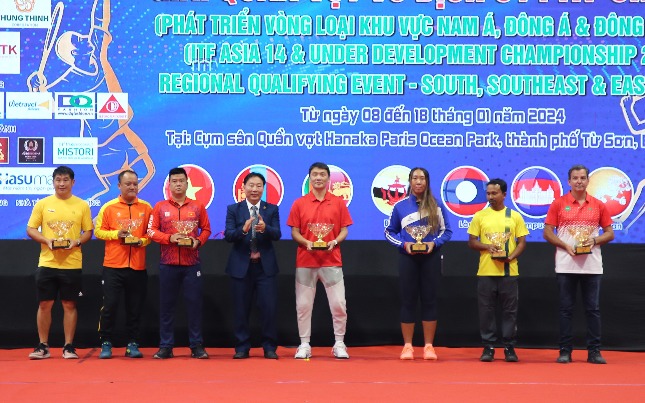 Khai mạc Giải Quần vợt vô địch U14 Châu Á