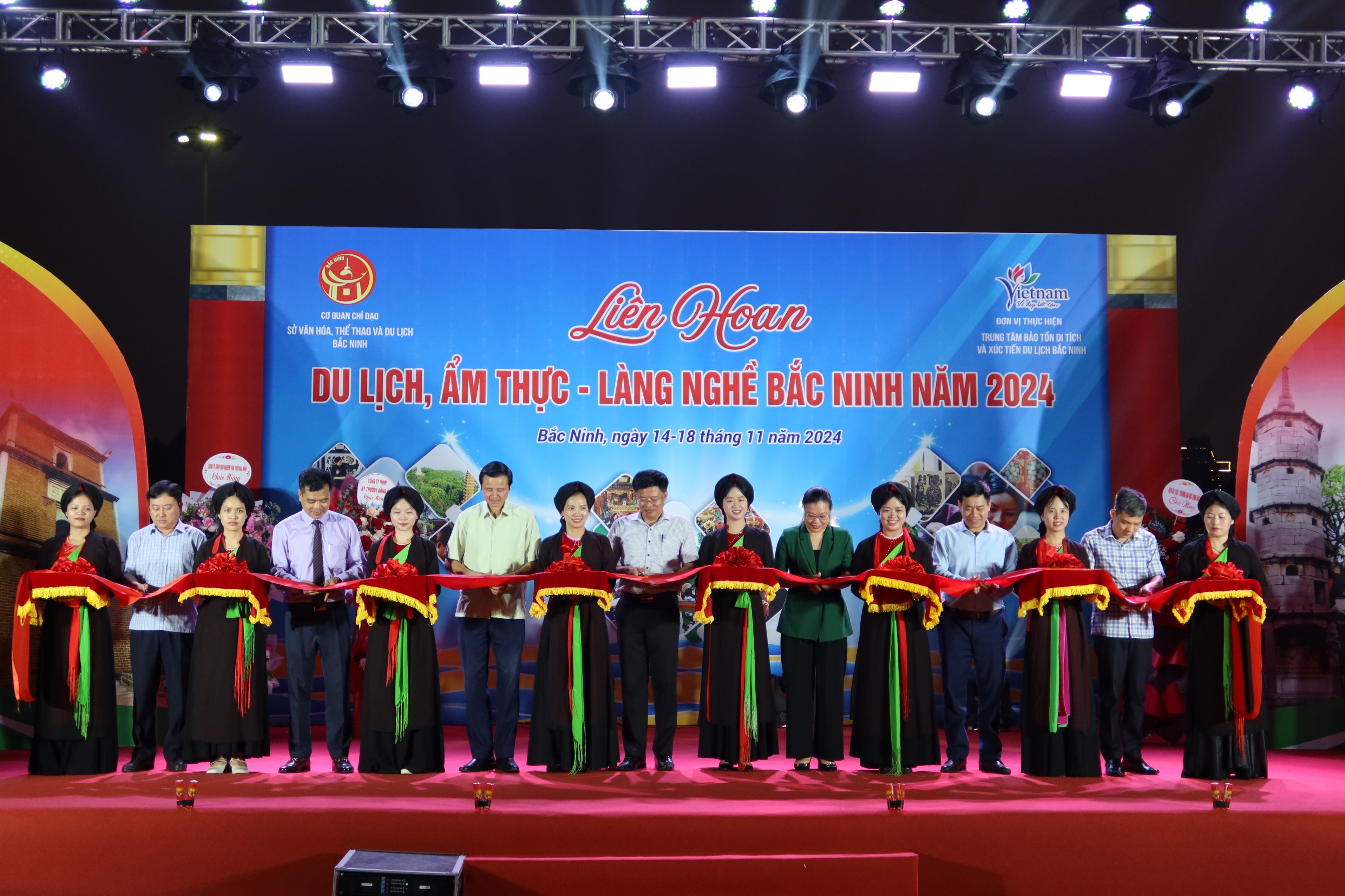 Khai mạc liên hoan du lịch, ẩm thực - làng nghề tỉnh Bắc Ninh năm 2024
