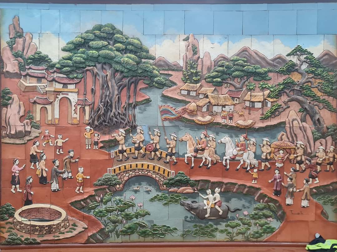 Đặc sắc tranh gốm Phù Lãng Bắc Ninh