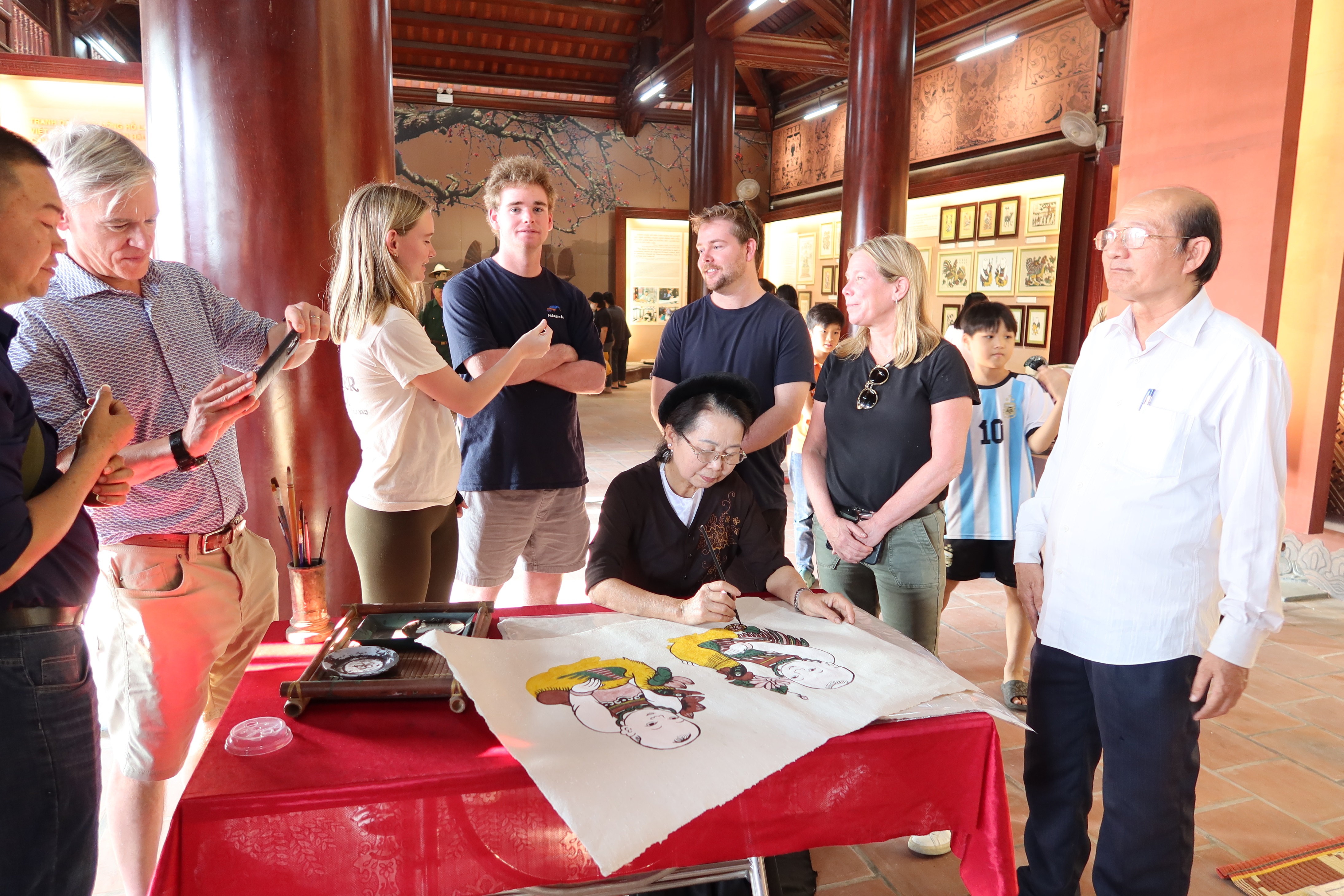 Trung tâm bảo tồn tranh dân gian Đông Hồ đón năm mới 2024