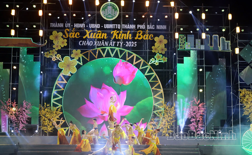 Chương trình nghệ thuật đặc biệt đêm giao thừa "Sắc Xuân Kinh Bắc - chào Xuân Ất Tỵ 2025"