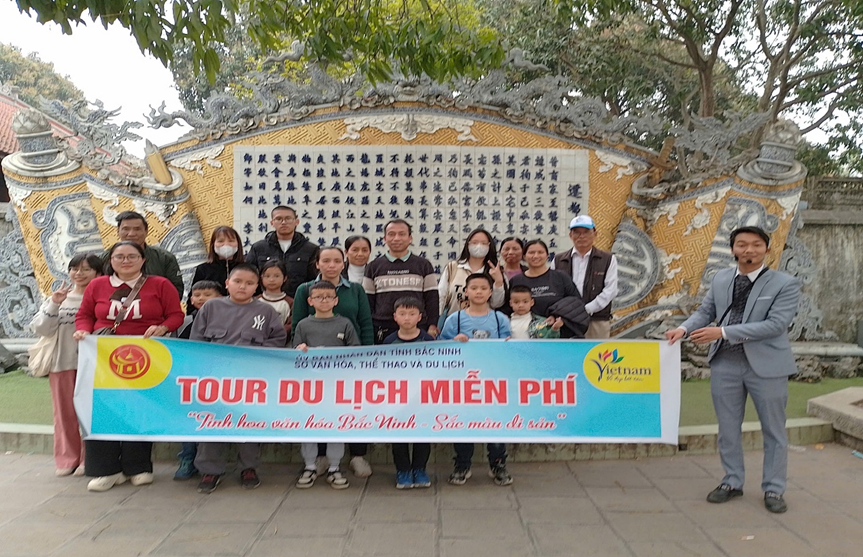 Tăng thêm 02 tour du lịch miễn phí và triển khai đăng ký online tham quan các điểm di tích lịch sử - văn hoá trong MV Bắc Bling