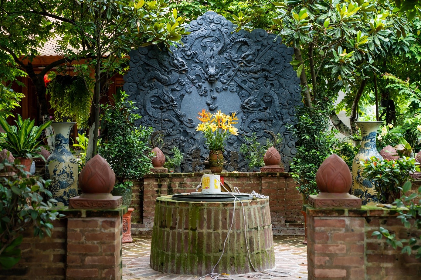 Giếng cổ chùa Tổ – Viên ngọc thiêng trong lòng đất Mãn Xá