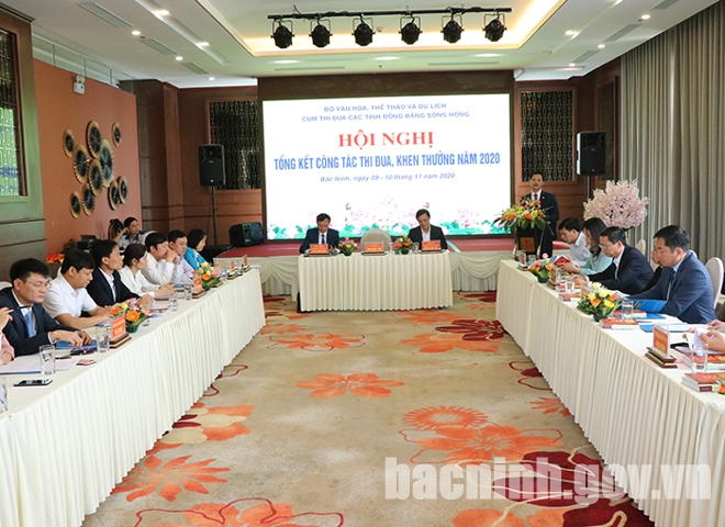 Ngành Văn hóa Cụm đồng bằng sông Hồng tổng kết công tác thi đua năm 2020